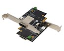 PCIE8XG4RD02 | SFF-8644 1x2 to SFF-8654 8x PCIe x8 Gen 4 (16 Gbps) ReDriver Board