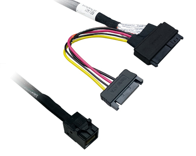 thumbnail image 2 of SFF-8639 To SFF-8643 Mini SAS Cable – 68P + PWR To 36P For 2.5" NVMe SSD 2 of 6