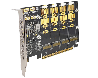 PCIe 4.0 x16 to 4-Port M.2 NVMe Adapter Card