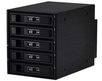 Sata Rack SATAMR5352T | SATA Mobile Rack (5.25 inch ODD form factor) for five 3.5 ...