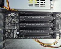 External PCIe Gen 4 x16 to two PCIe x8 Expansion Docking Enclosure